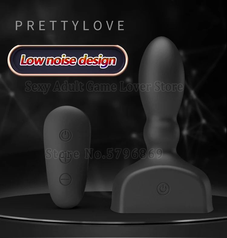 Plug Anal Inflável Vibratório Dilatador de Próstata Mr-Play Buttplug