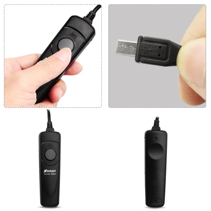 Timer Remote Control Shutter Cable Release Switch Controller Cord For Sony A7/A6000/A5000/A7000/A6/A58 Camera Control Cable