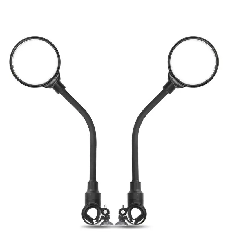 GloryStar Flexible Bike Rearview Mirror Adjustable Cycling Rear Clear