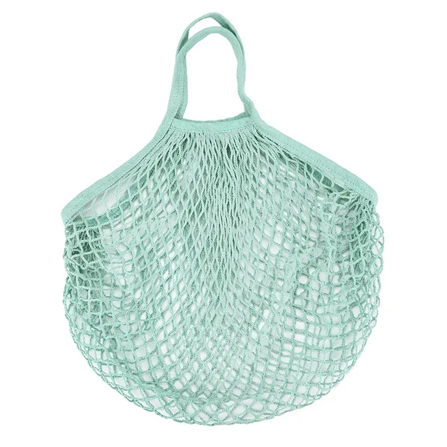 Mesh Net Bag String Fruit Storage reusable shop bags eco Foldable Portable Beach Bag Kid Basket Storage Bag Dropshipping 4