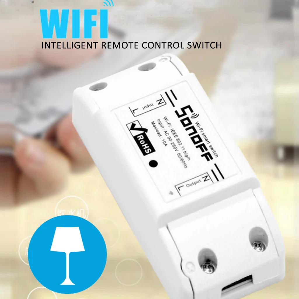 

WiFi Smart Switch Interruptor 433Mhz RF Receiver Intelligent Remote Wireless Control For Smart Home Wi-Fi Light Switch