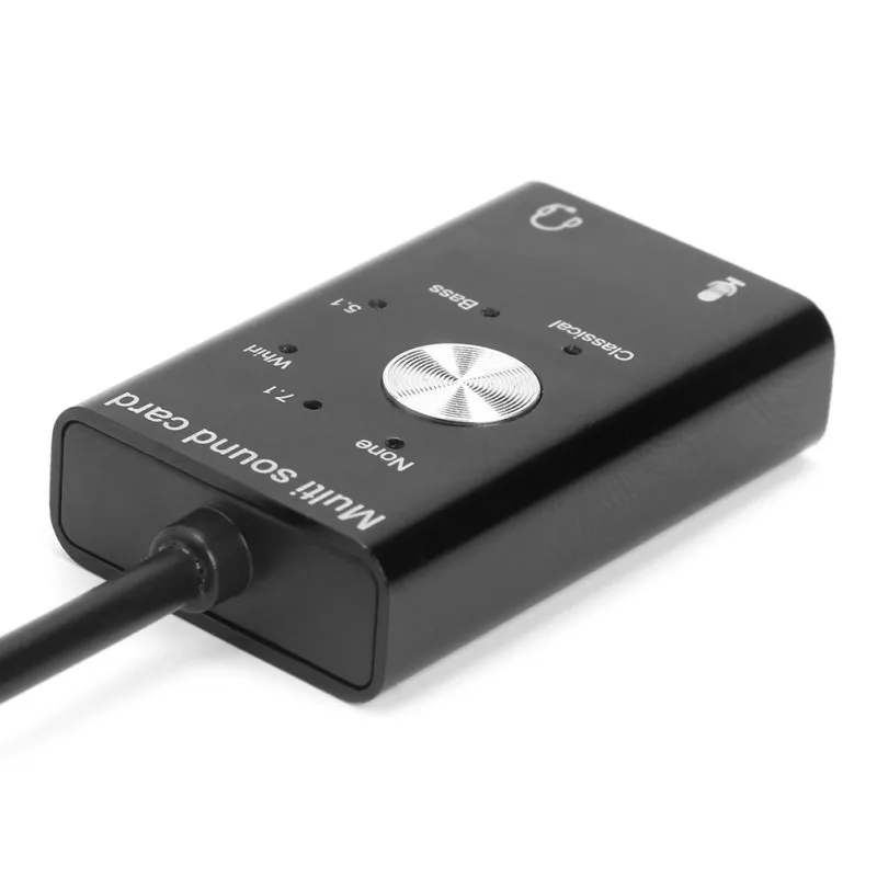 External USB Sound Card USB2 0 Type C To 3 5mm Headphone Jack Microphone Audio Adapter For Windows Mac Linux Android