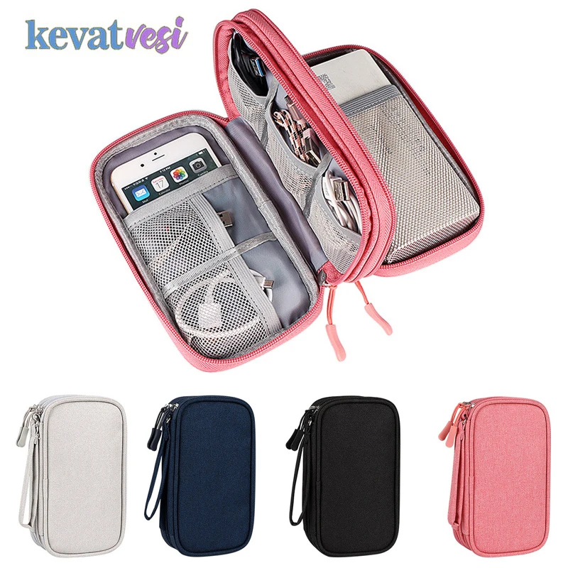 Storage Bag Hanging Storage Organizer Electronics Storage Bag Travel Organizer Digital Storage Bag Purse Organizer Portable Bag Organizer Wires Charger Digital Usb Gadget Power Bank Bag Gadgets Cables Wires Organizer Travel Accessories