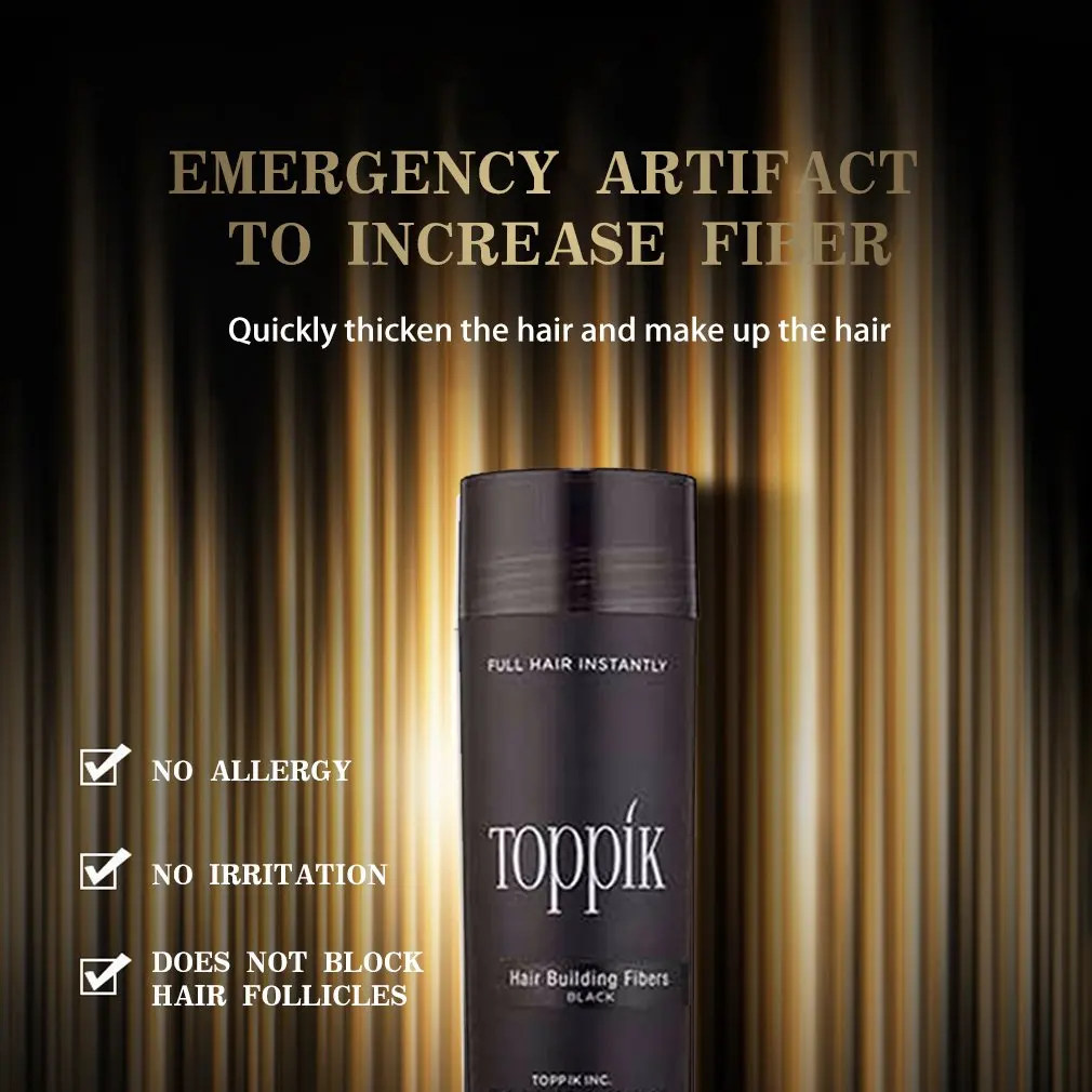 Tratamiento para el cabello con Fibras de construcción del cabello, 8 colores, con pelo, al instante, con pulverizador