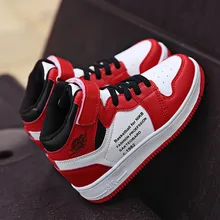 Детские кроссовки для мальчиков Jordan Баскетбольная обувь Высокие детские спортивные ботинки дышащие противоскользящие уличные кроссовки