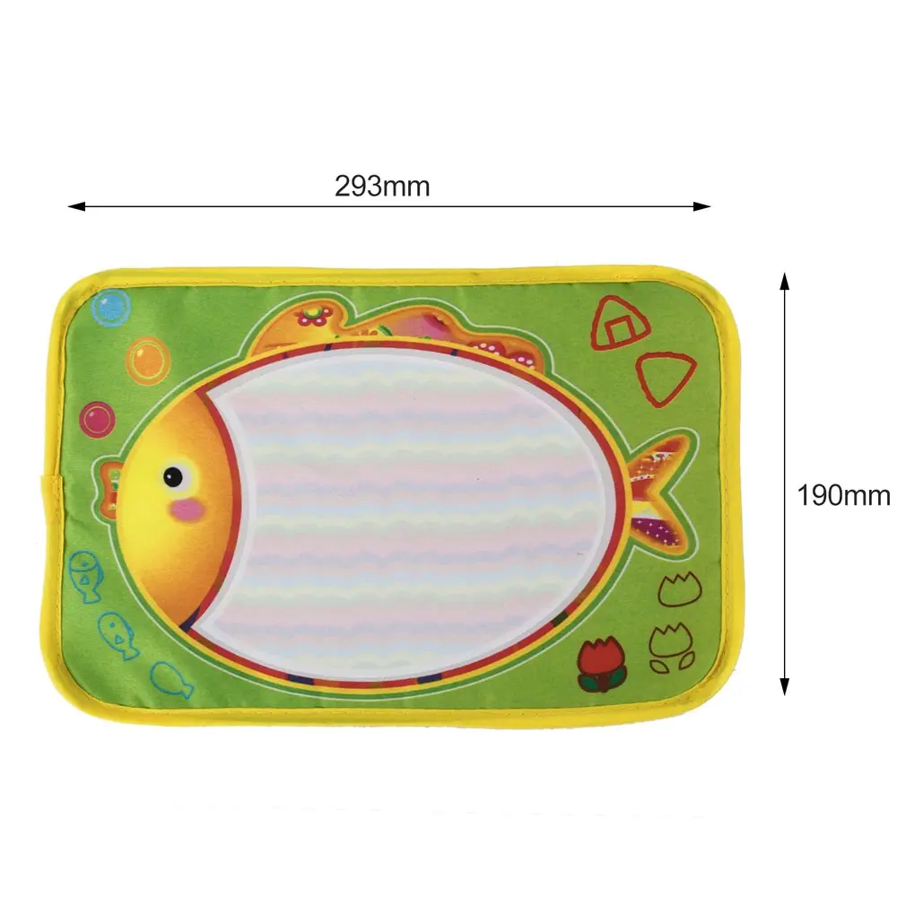 OCDAY Fun Kids Baby Add Water Write Draw paint Вода Рисование холст волшебный коврик с волшебной ручкой кисти подарок Рождество