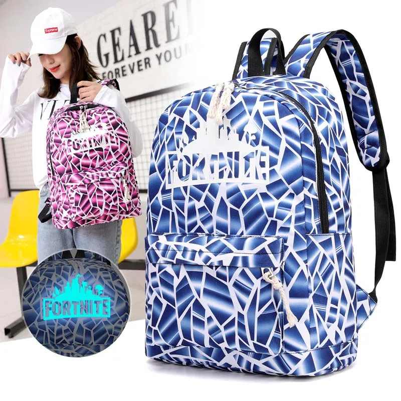 

Fashion Women Backpack Geometric Pattern Printing Large Capacity Female Knapsack College Laptop 2019 sac a main femme