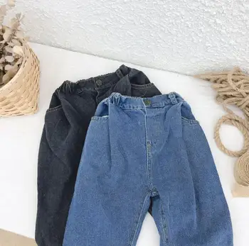 

2020 new arrival girls boys denim pants spring fashion girls jean pants 1-6t HJ289