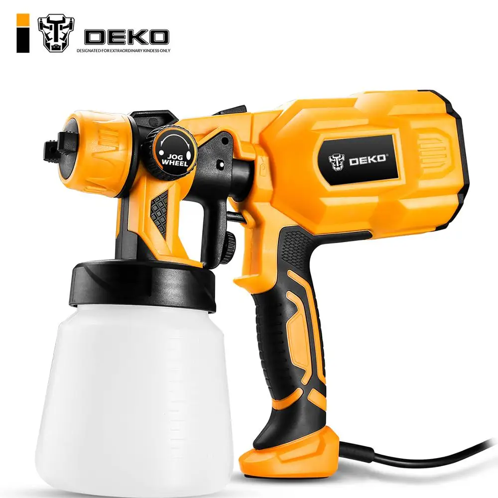 Paint gun electric Deko dksg55k1 HVLP (550W, 800 ml) 018-1043 ► Photo 2/6