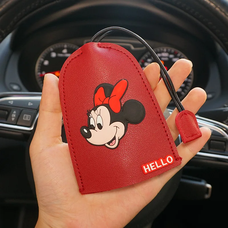 Disneys new Mickey Minnie Pooh drawable key cover car key cover