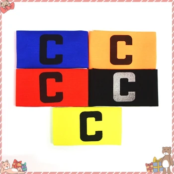 

5pcs Competition Captain Armband Arm Band Leader For Soccer Gift Soccer Captain Armband Group Armband Football Training