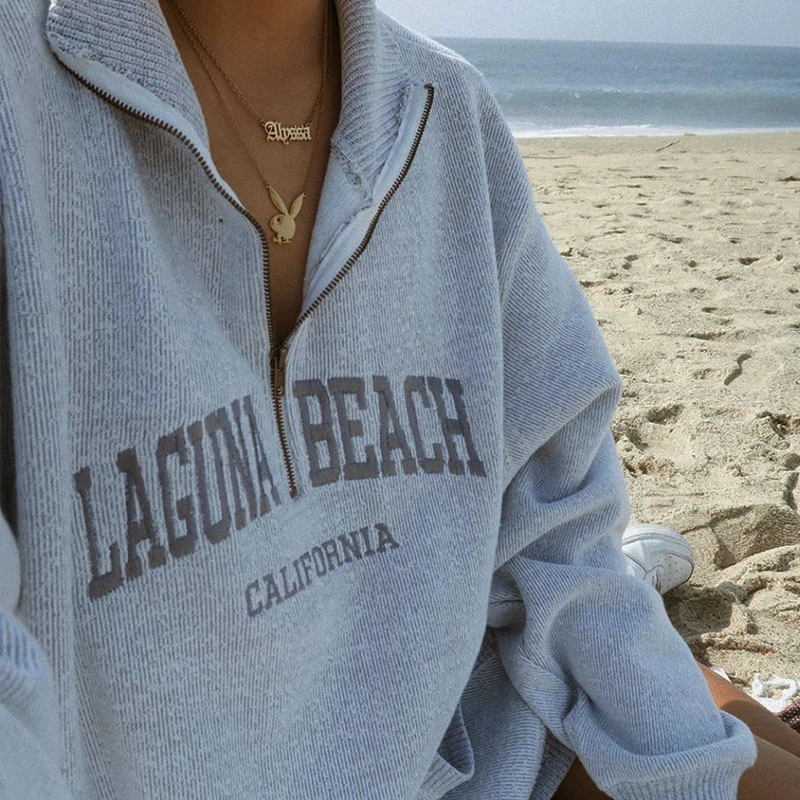beach sweatshirt