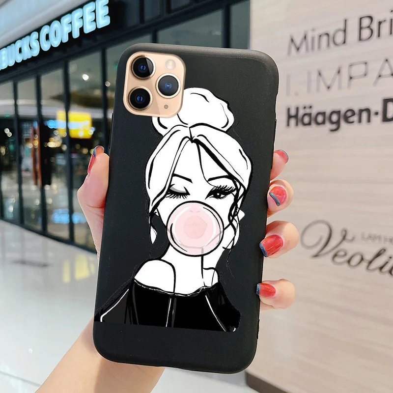 meizu back cover Case For Meizu v8 m8 x8 Pro Lite Cute Cartoon Painted Flower Pattern Soft TPU Silicone Shockproof Matte Back Phone Coque cases for meizu belt Cases For Meizu