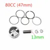GY6 50/60/80/100/125/150cc Cylinder Kit 39mm 44mm 47mm 50mm 52.4mm 57.4mm Piston Ring Set For 4 Stroke 50cc Scooter ATV ► Photo 3/6