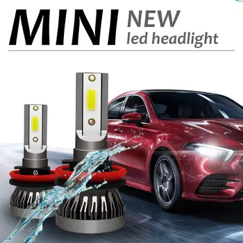 

2/1pc Mini 1 Car Headlight Kit Led H7 H4 Car Headlamp H11 9006 9005 9012 H1 Car Light Bulb 6000K 90W 12000LM Caraccessory