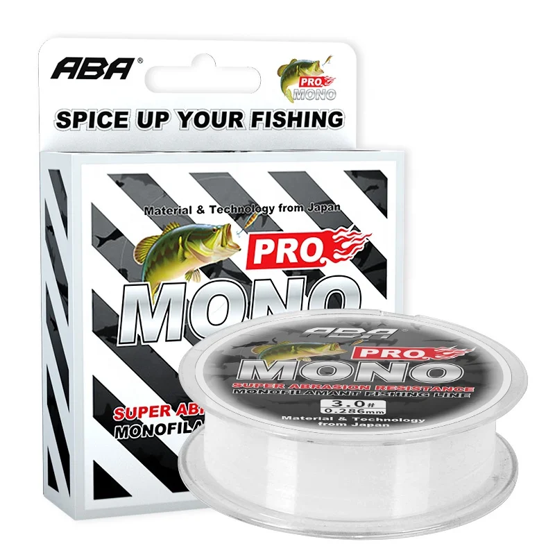 ABA Professional 150m nylon fishing lines Monofilament special coated abrasion resistance line | Спорт и развлечения