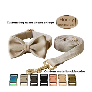 

Unique Style Paws Pet Collar Pit Flannelette Adjustable Collars for Dogs and Cats Small Medium Large Custom Metal Parts