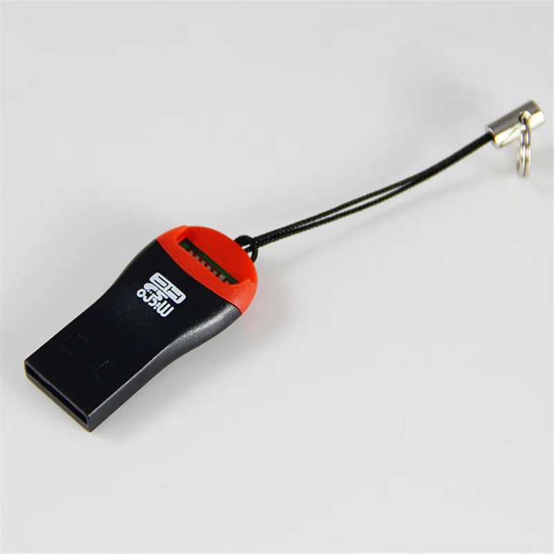Универсальный 1 шт. USB 2,0 Micro SD TF флэш-памяти кардридер мини-адаптер для ПК ноутбук компьютер Топ черный