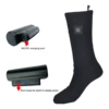 3.7V 2200mAh Button Electric Heating Socks Rechargeable Battery Powered Winter Warm Outdoor Skiing Cycling Socks Thermal Socks ► Photo 3/6