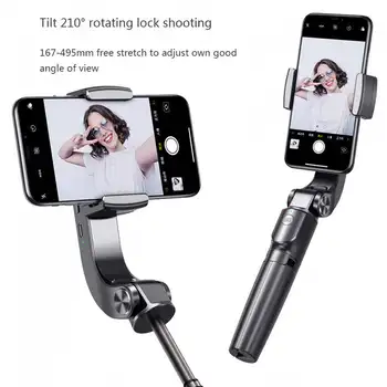 

L08 Selfie Stick Handheld Stabilizer Smartphone Tripod Phone Holder Bluetooth Selfie Remote Control for IPhone Android Phones