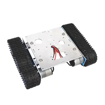 

Aluminum Tank Robot Chassis DC 9-12v Crawler DIY Assembly Kit