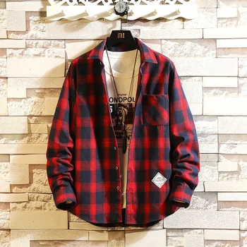 

New Mens long sleeve shirt Clothes Slim Fit Men Shirt Men Cotton Casual Men Shirt Social Plus Size mens since 1986