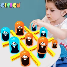 

2 Players Tic Tac Toe Big Eat Small Game Parent-child Interactive Competition Match Table Party Board Games Toys For Children