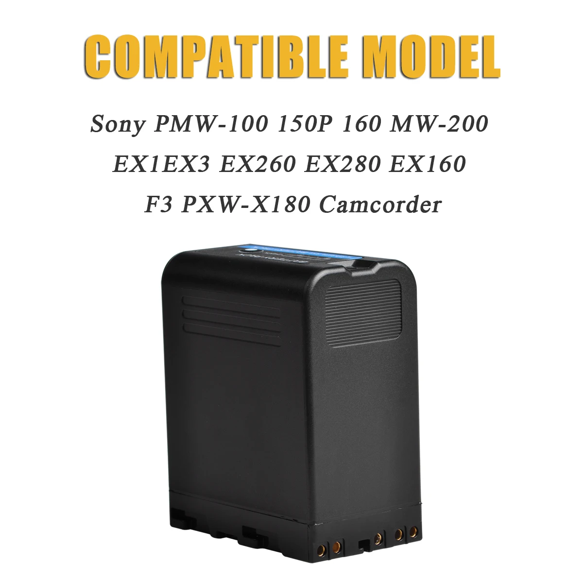 Bateria para Sony 5600mah Bpu60 Bp-u60 Pmw100 Pmw-150 Pmw-160 Pmw200 Pmw300 Pmw-ex1 Ex3 Ex280 Ex260 Phu60k - Image 3