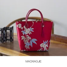 Angelatarch, женские красные свадебные вечерние роскошные сумки с кисточками и цветочной вышивкой, клатч, сумки через плечо, вечерние сумки