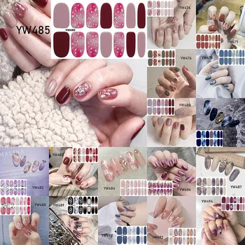 

LADY KINDOM 3D Stars and Moon Bronzing Laser Process Nail Polish Stickers Waterproof Nail Wraps Sticker Marble Nail Polish Strip