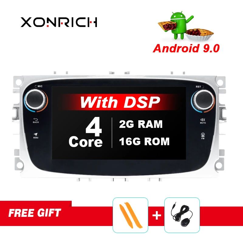 

Android 9.0GPS Car Radios 2 Din Car Multimedia player 7'' Audio DVD Player For Ford/Focus/S-Max/Mondeo 9/GalaxyC-Max DSP BT
