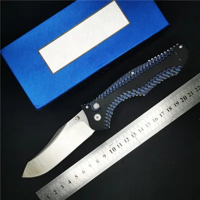 Складные ножи с лезвием M390 лезвие G10 Ручка Открытый Тактический Кемпинг выживания карманный нож универсальный EDC инструменты - Цвет: Синий