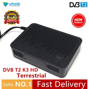

Vmade Newest DVB-T2 K3 Set Top Boxes Terrestrial receiver TV BOX Digital DVB T2 antenna HD 1080P H.264 Support WIFI 3D YOUTUBE