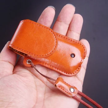 

1pc PU Carrying Pouch Lanyard Leatgher Handbag Dustproof Protection Carrying Pouch Vape Accessory For Renova Zero