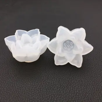 

3D Large Lotus Flower Jewelry Making Epoxy Resin Molds Resin Casting Craft Tools