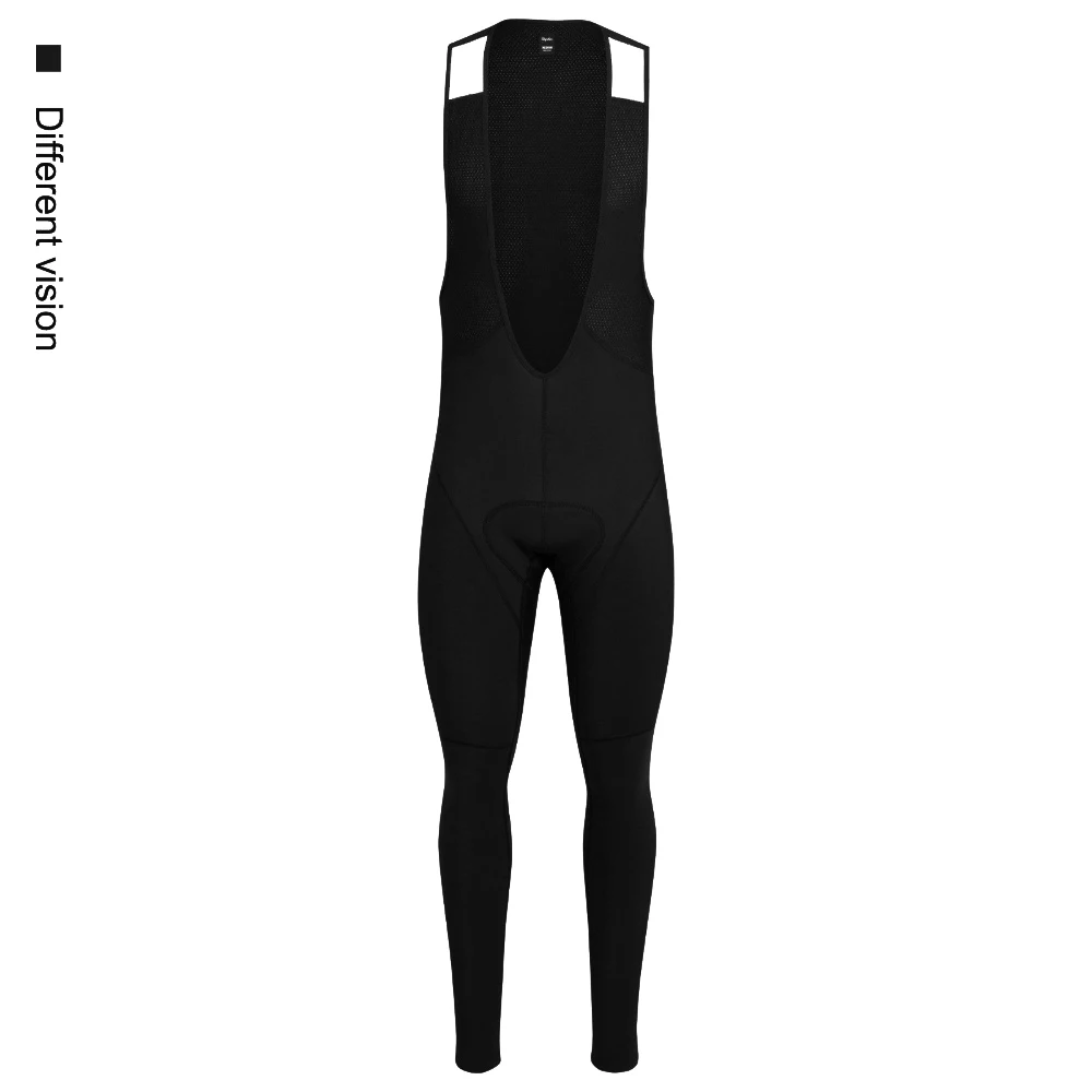 SPEXCEL, зимние теплые флисовые тренировочные колготки для велоспорта, термо флисовые штаны для велоспорта, нагрудники для езды на велосипеде 8-20 градусов - Цвет: black