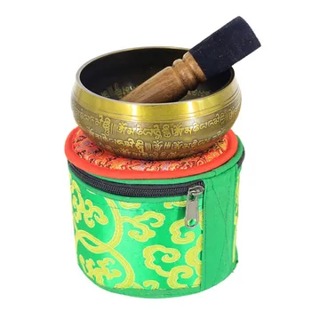 

Tibetan Singing Bowls Set Meditation Sound Bowl With Singing Bowl Storage Bag Home Decor