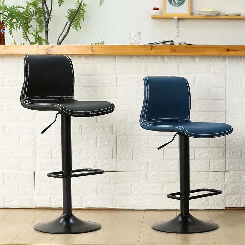 Chaise de bar rotative, tabouret haut, rétro-4.2, moderne, simple, nordique, luxe, caisse de réception