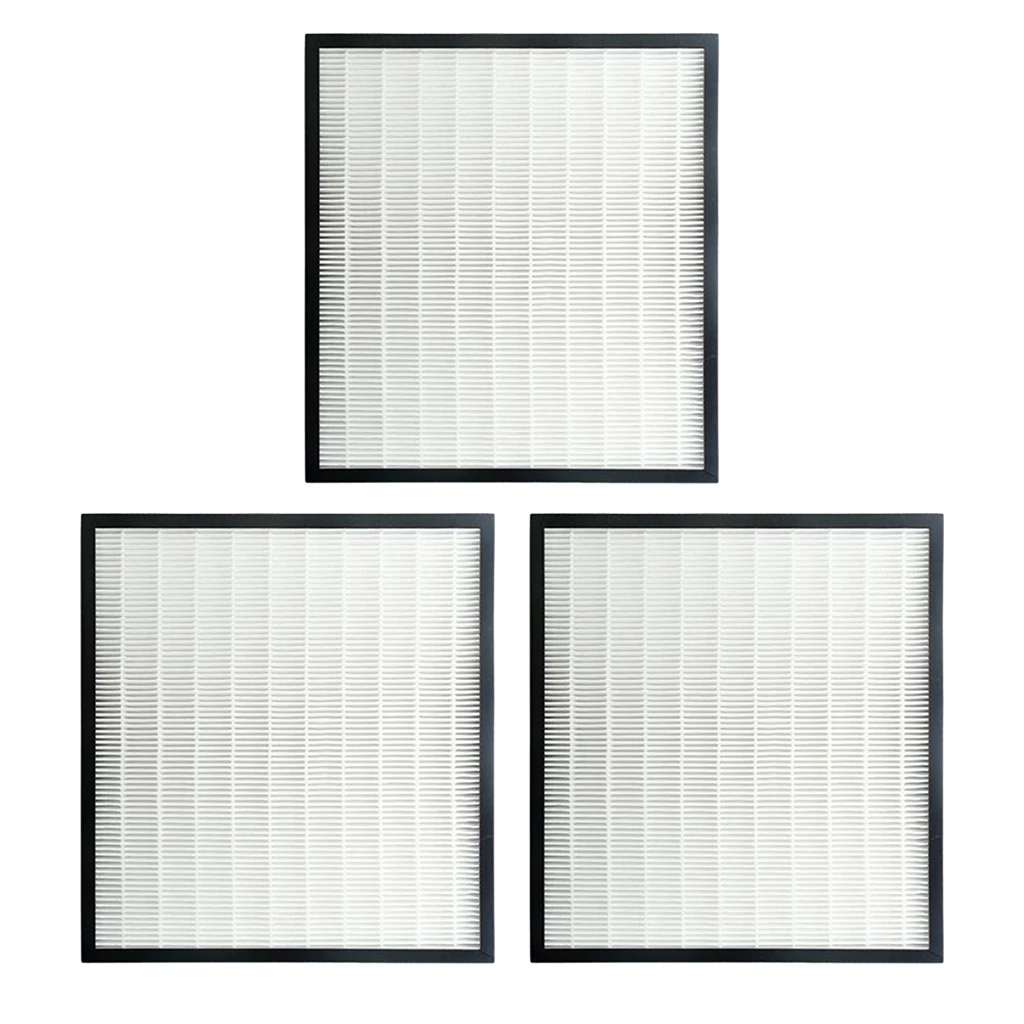 3 Pieces Replacement HEPA Filters Parts for Sharp Air Purifier Durable White