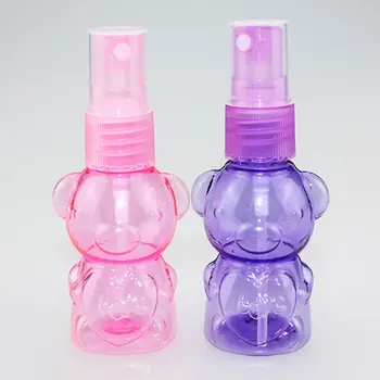 

50ml 3pcs Travel Bottle Transparent Perfume Atomizer Cartoon Empty Refillable Spray Bottle Liquid Atomizer Makeup Sprayer Mini