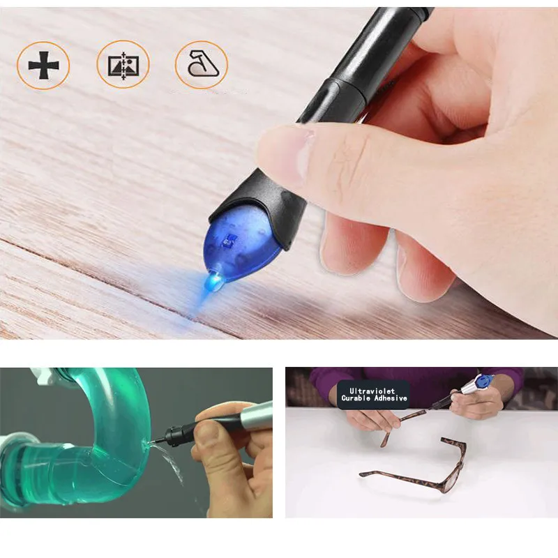 Industrial 5 Second Fix Liquid Glue UV Light Refill bottle Glass Metal Plastic LED Adhesive Touch Screen Wood