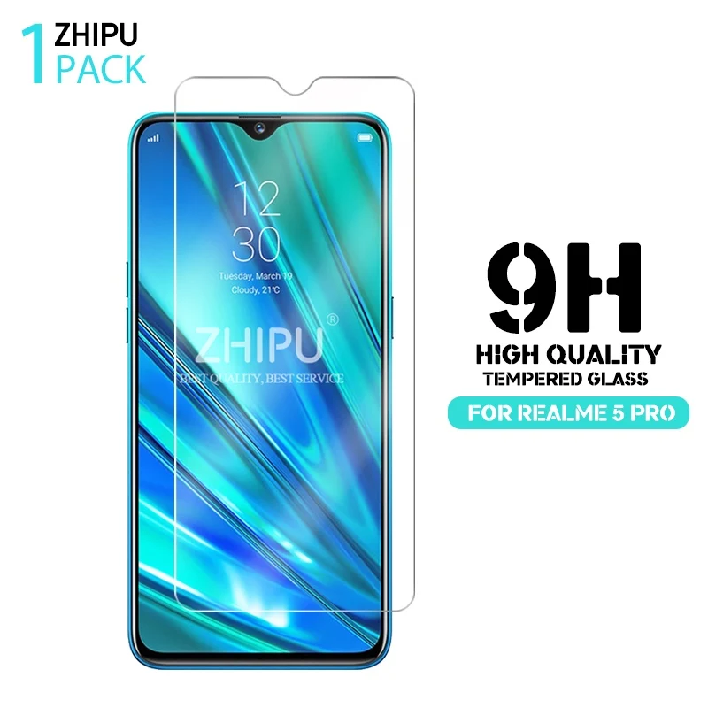 Закаленное стекло для OPPO Realme 5 Pro 3 2 1 C2 C1 3i U1 X защитная пленка 2.5D 9H закаленное стекло для Realme 5/5 Pro