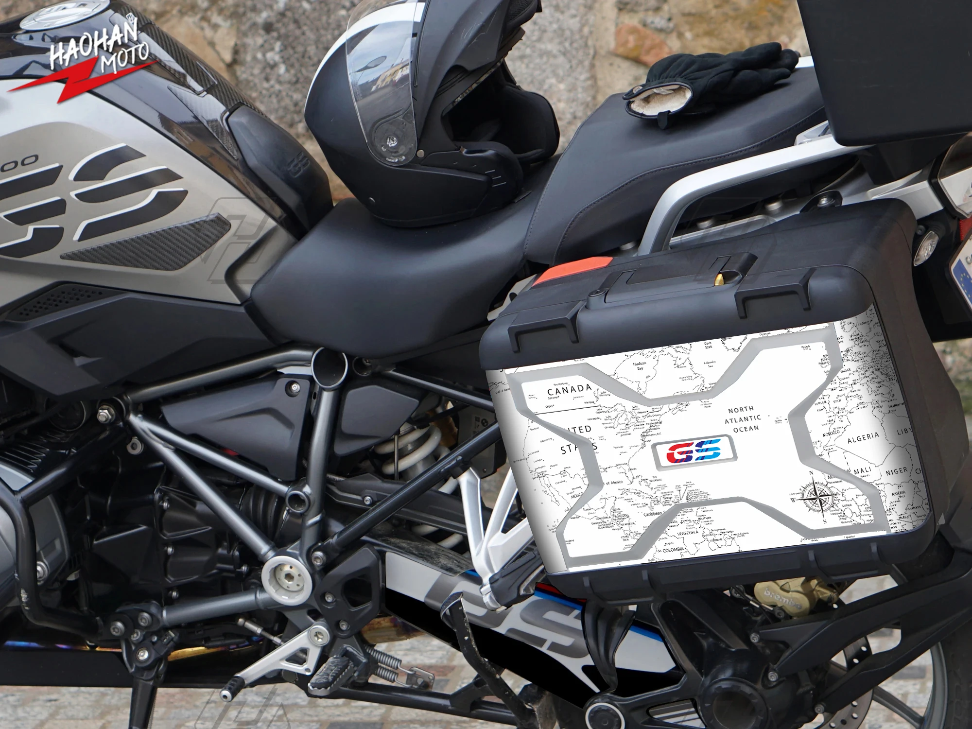 Для BMW Vario Защитная Наклейка на чехол 2013-2020 R1200GS R1250GS ADV LC боковая коробка