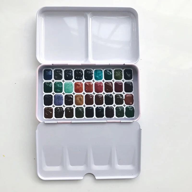 Watercolor Paint American Daniel Smith mineral watercolor paint artist aquarelle sub-pack 35 colors 0.5ml 1ml art painting