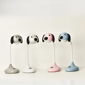 

Sitting Dog Double Color Regulation Touch Control Charging Light USB Charging Desktop Bedroom Bedside Small Night Lamp Chinese Z