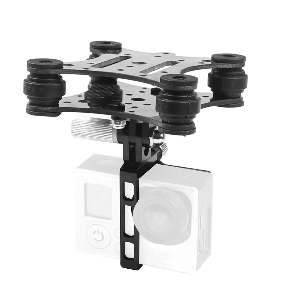 Carbon Fiber Camera Gimbal Mount FPV Shock Absorber Damping PTZ for DJI Phantom Quadcopter Multicopter for Gopro Hero 3