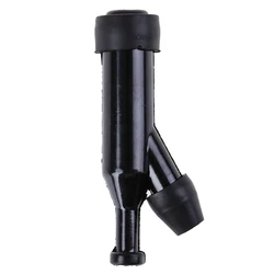 Capuchon de bougie d'allumage en plastique adapté pour GY6 125 CG125 ATV Dirt Pit moto Quand Buggy couleur noire 9cm x 5cm 