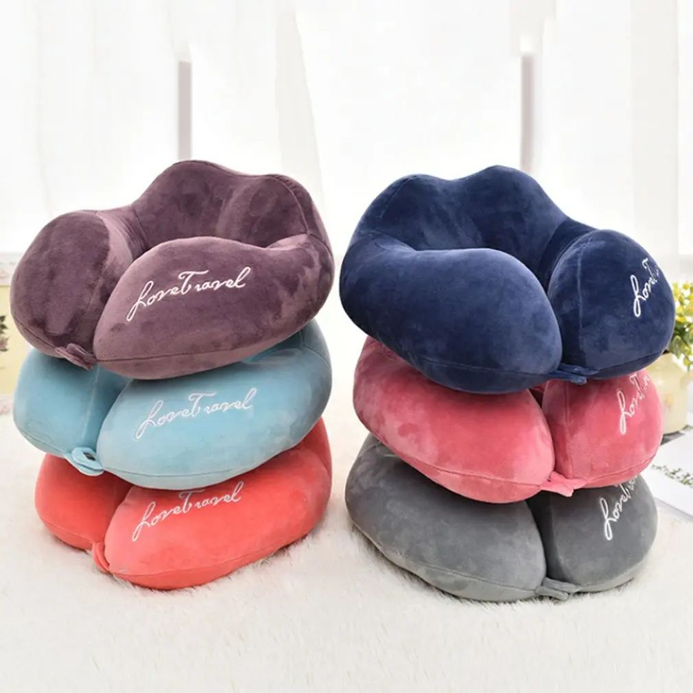 Надувная подушка для путешествий u-образная надувная подушка для шейки шеи мягкая компактная Легкая воздушная подушка для путешествий Прямая поставка