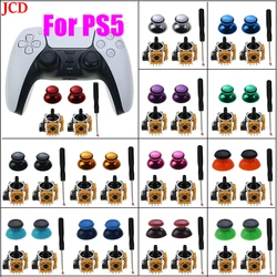 JCD 2 Sets for Play-Station 5 PS5 Controller 3D Analog Stick Sensor Module Potentiometer with ThumbSticks Caps For PS5