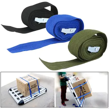 

4 pcs 2.5cm * 200cm Cargo Lashing Polyester Webbing Straps Hold and Secure Ratchet Tie Down with Cam Buckle Winch Strap